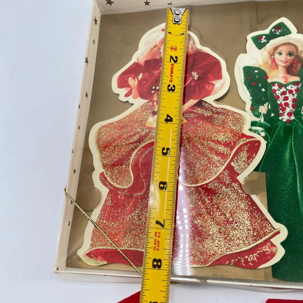 Vintage 1995 Hallmark Holiday Barbie Greeting Cards and Sticker Sheets Set